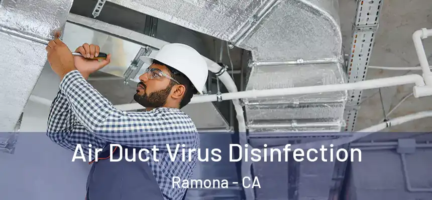  Air Duct Virus Disinfection Ramona - CA